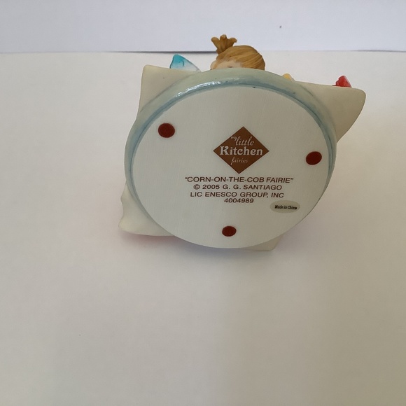 My little kitchen fairies corn on the cob buttering corn figurine 400-4989 - Picture 5 of 5